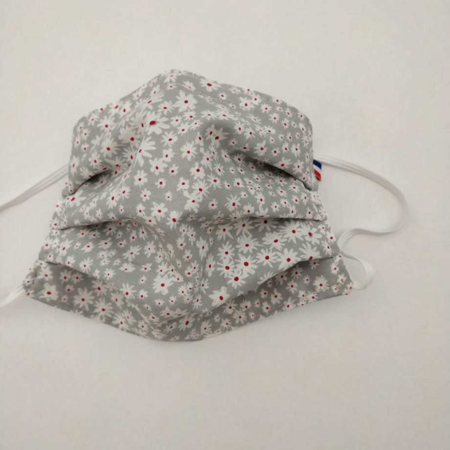 Masque barrière adulte FEMME ou ADO avec pince-nez