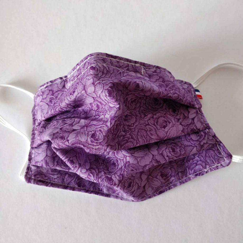Masque barrière adulte FEMME ou ADO avec pince-nez