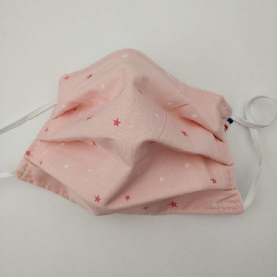 Masque barrière adulte FEMME ou ADO avec pince-nez
