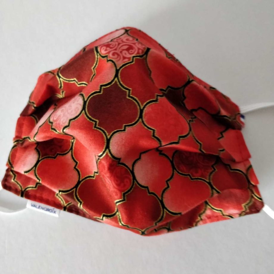 Masque barrière adulte FEMME ou ADO avec pince-nez