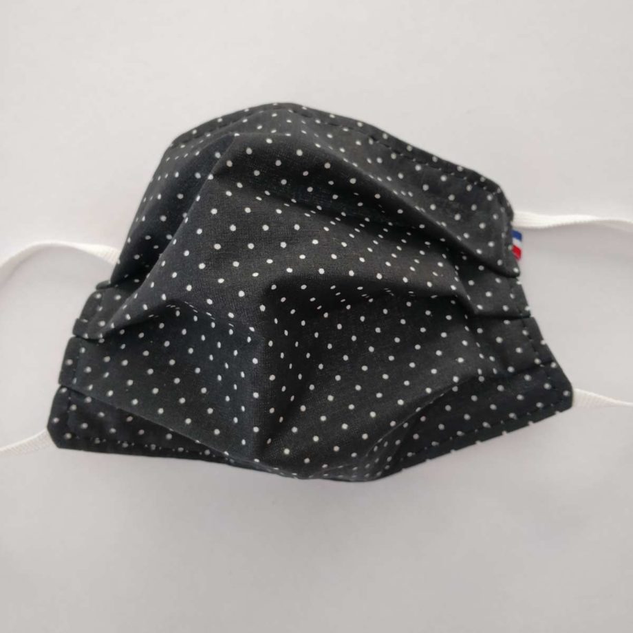 Masque barrière adulte hypoallergénique FEMME ou ADO avec pince-nez