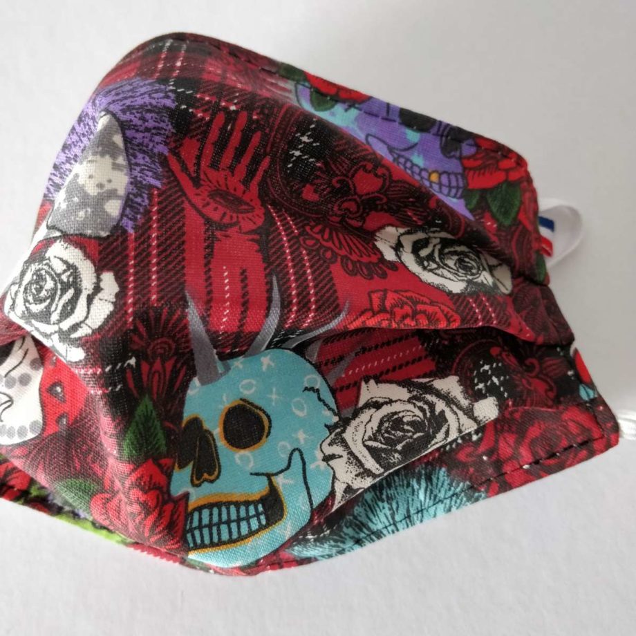 Masque barrière adulte FEMME ou ADO avec pince-nez