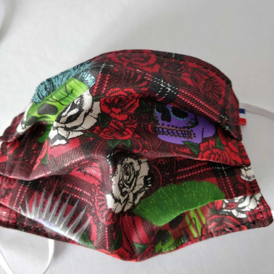 Masque barrière adulte HOMME avec pince-nez