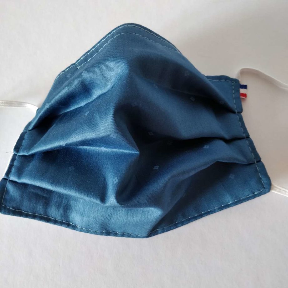 Masque barrière adulte  HOMME avec pince-nez