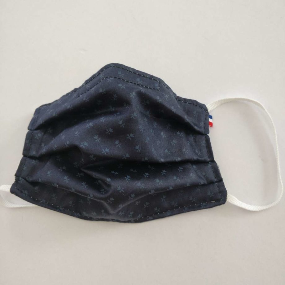 Masque barrière adulte hypoallergénique HOMME avec pince-nez