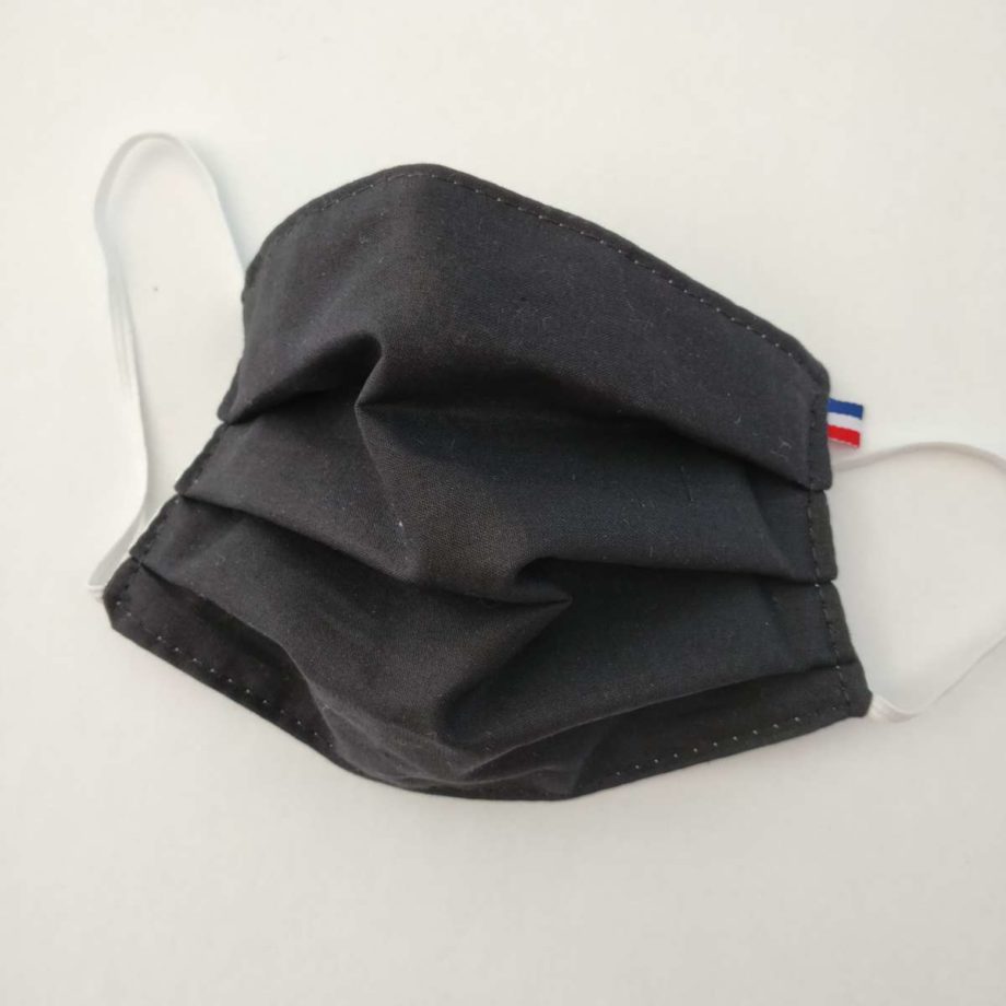Masque barrière adulte  HOMME avec pince-nez