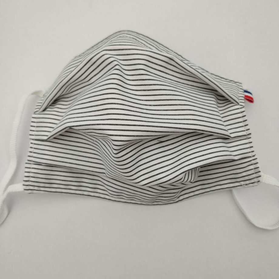Masque barrière adulte HOMME avec pince-nez