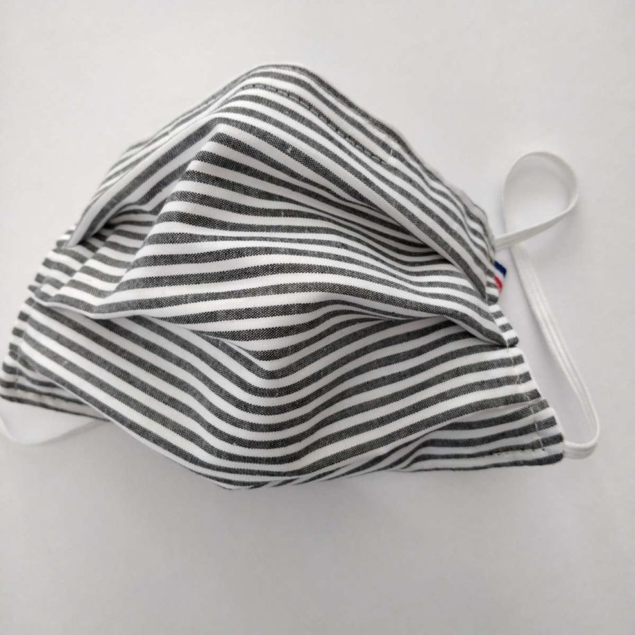 Masque barrière adulte HOMME avec pince-nez