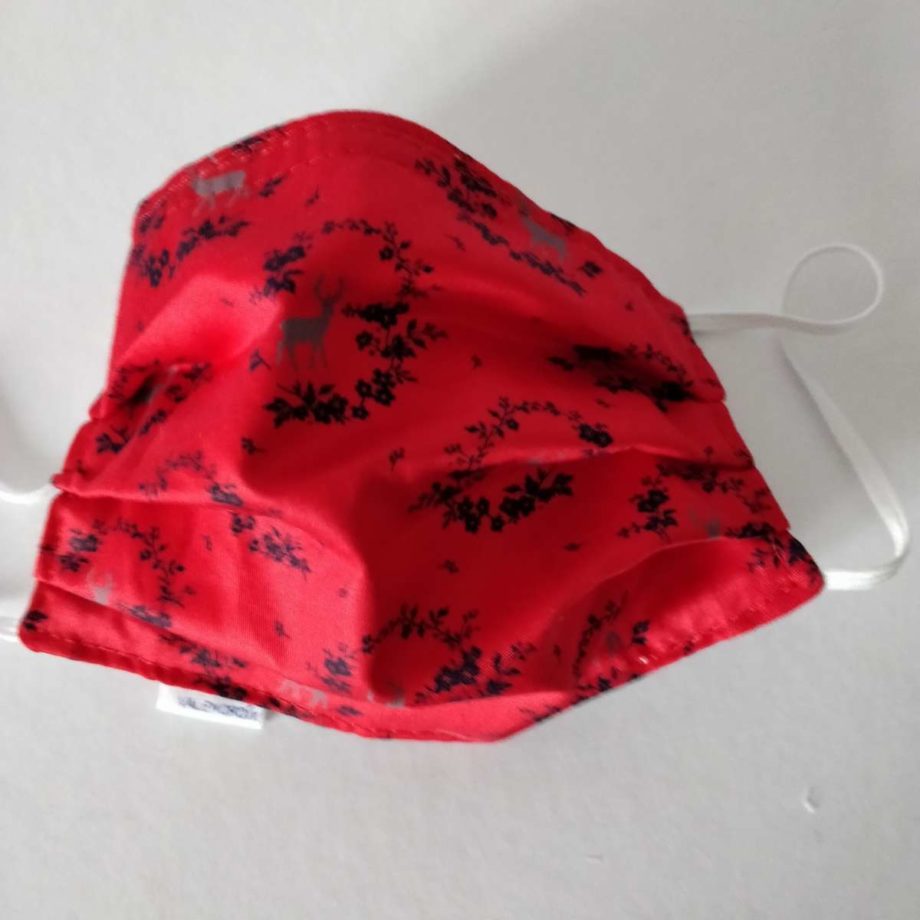 Masque barrière adulte HOMME avec pince-nez - Edition Noël