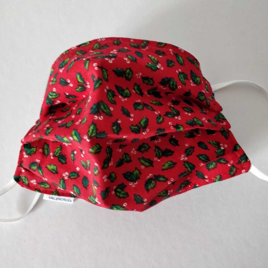 Masque barrière adulte FEMME ou ADO avec pince-nez - Edition Noël