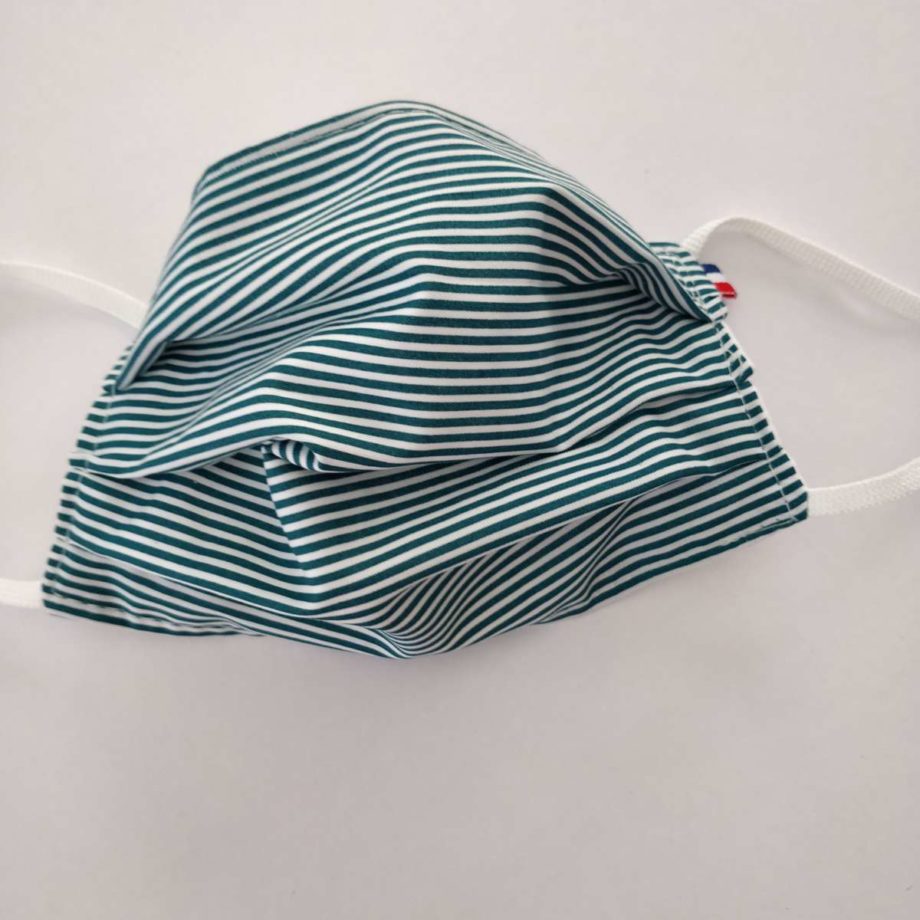 Masque barrière adulte HOMME avec pince-nez