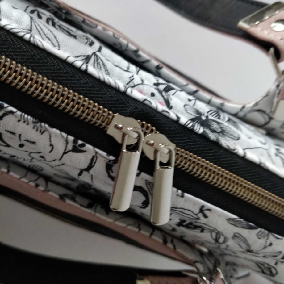 Sac à main Ornithogale en liège de luxe - rose noir