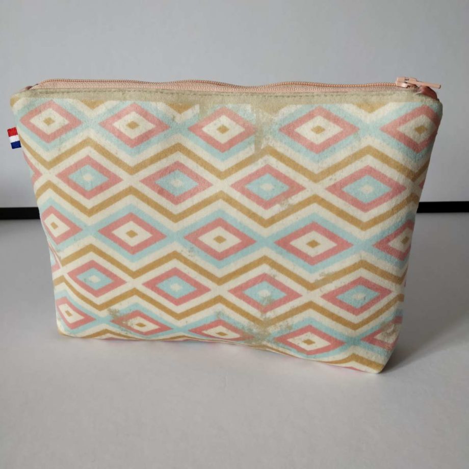 Pochette à maquillage velours - imprimé DREAM
