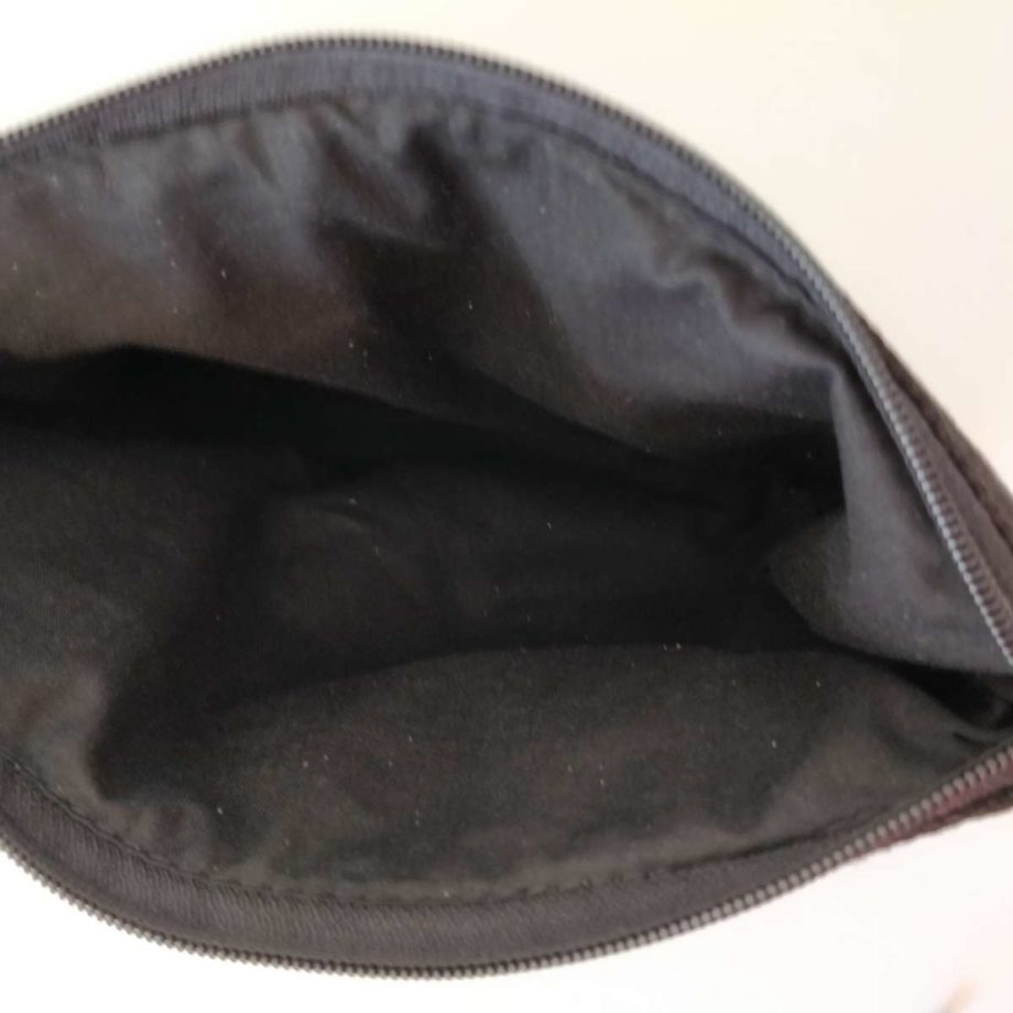 Pochette chanvre et cuir