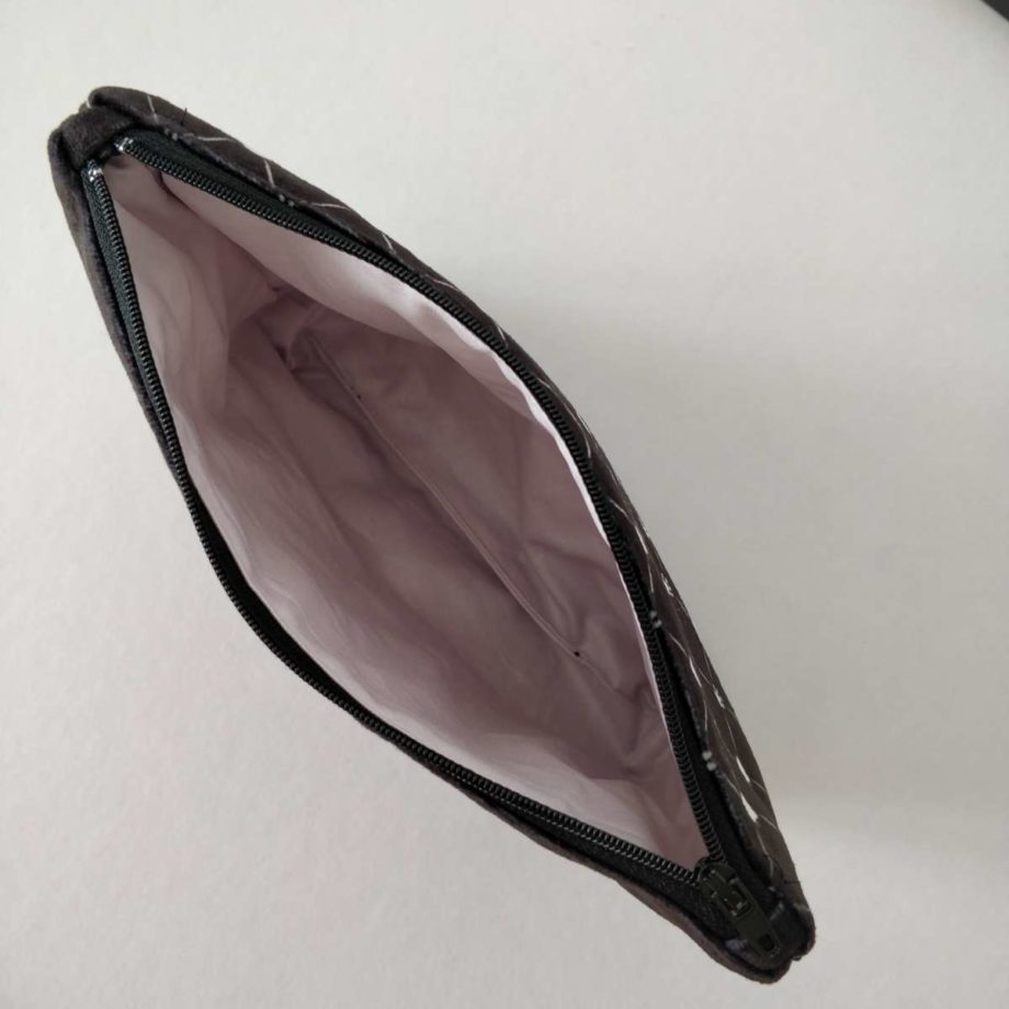 Pochette à maquillage velours - imprimé CHAT