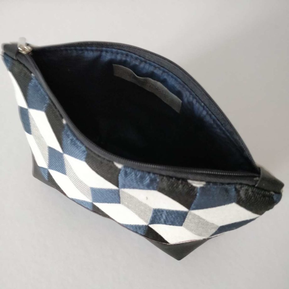 Pochette à maquillage - imprimé cubes