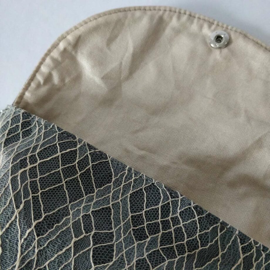 Pochette pression en dentelle Calais-Caudry  - Valencroix