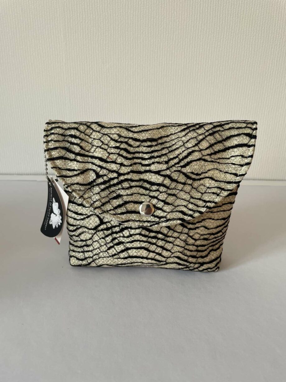 Pochette pression en dentelle Calais-Caudry  - Valencroix
