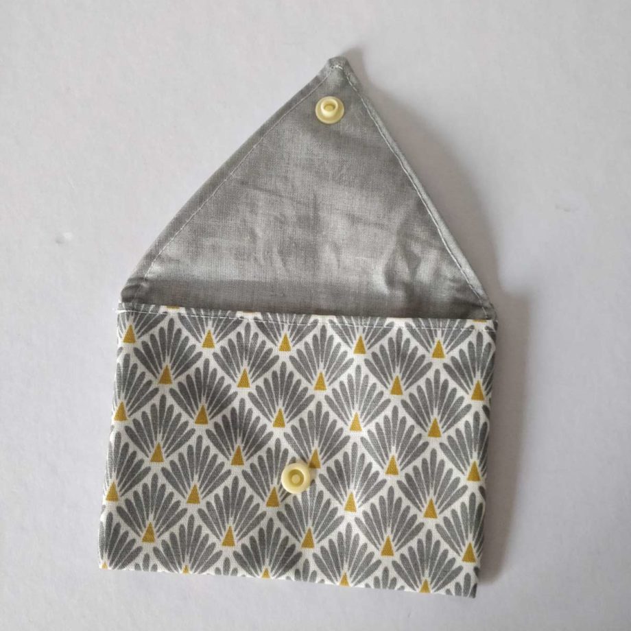 Pochette multi-usages - gris/jaune