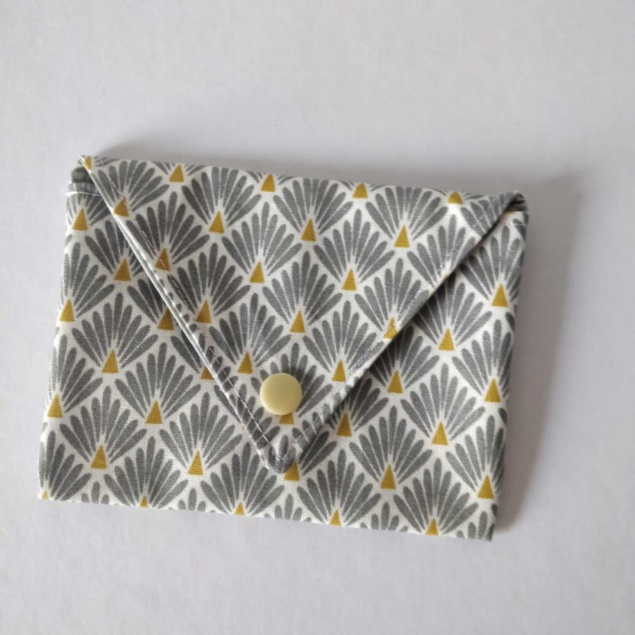 Pochette multi-usages - gris/jaune