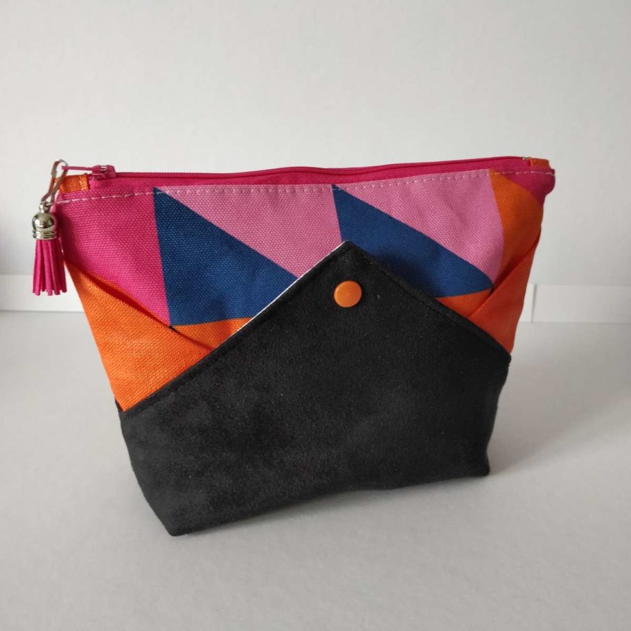 Trousse zippée colorée (Coloris inversé)