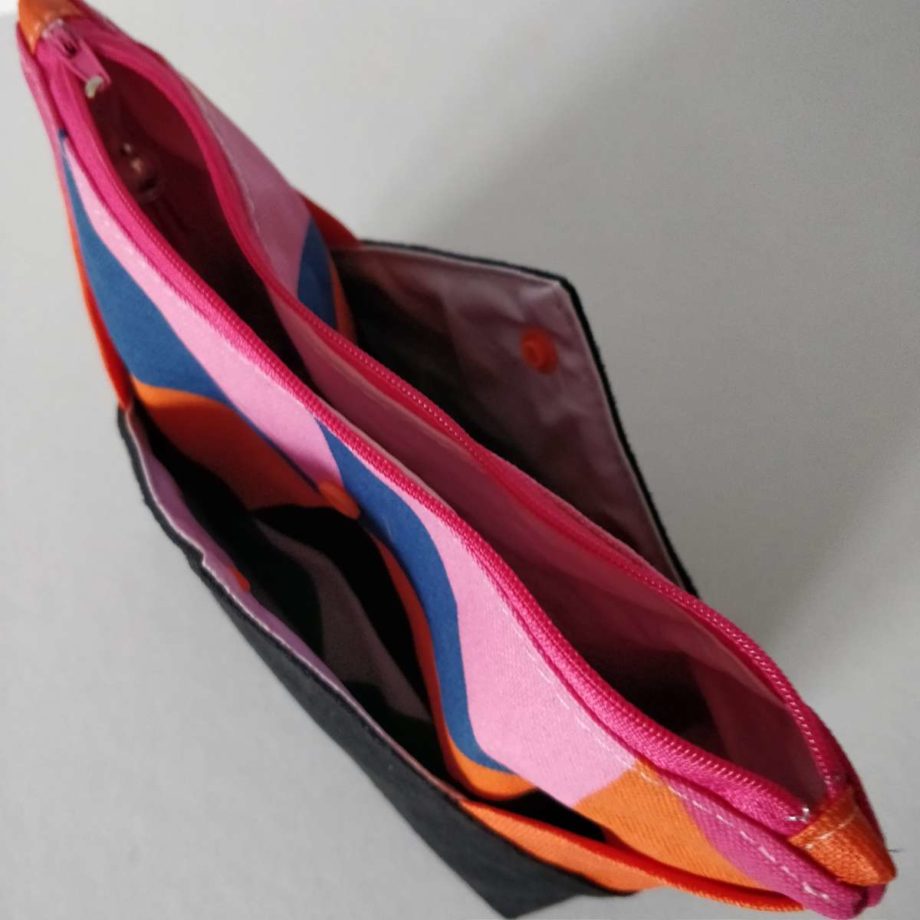 Trousse zippée colorée (Coloris inversé)