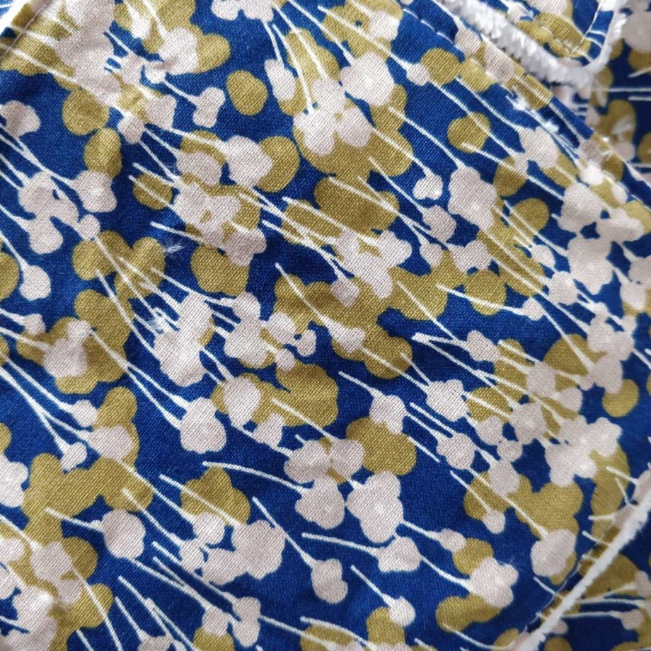 Lingettes lavables "prairie bleue"