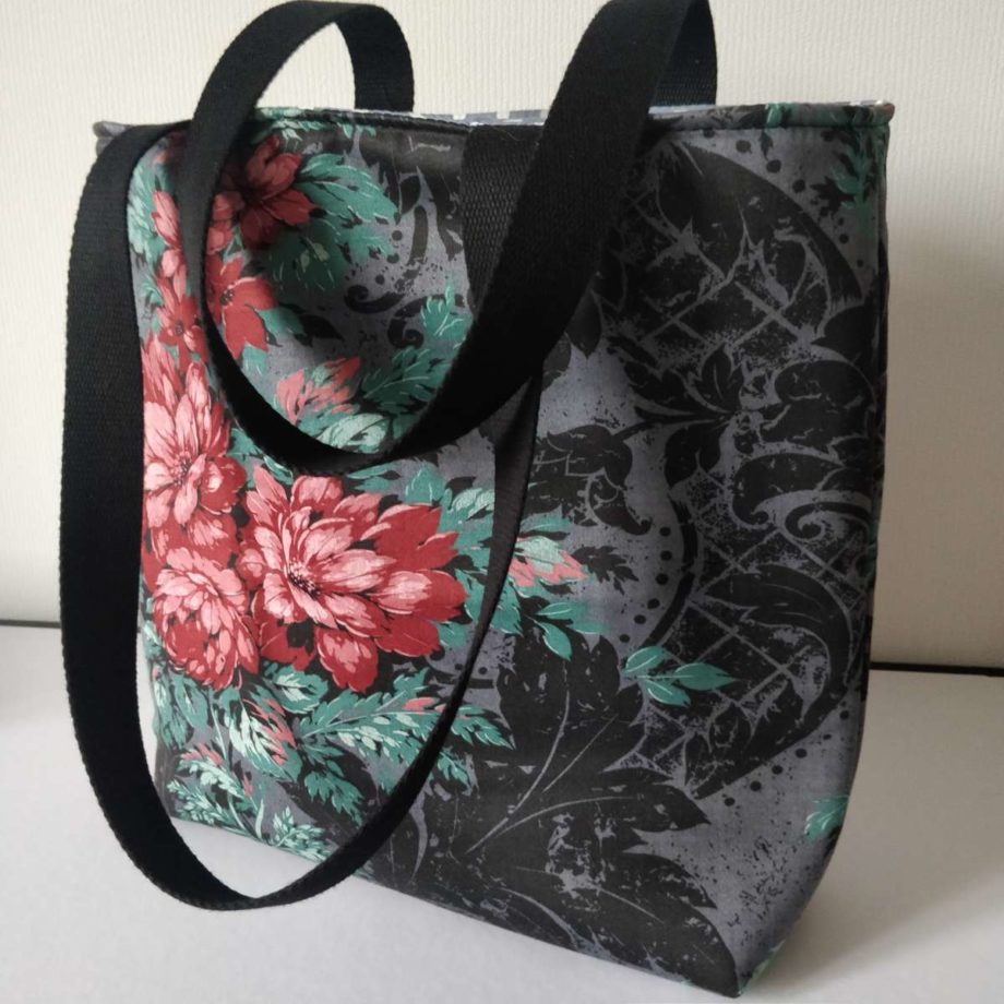 Sac cabas - imprimé pivoines