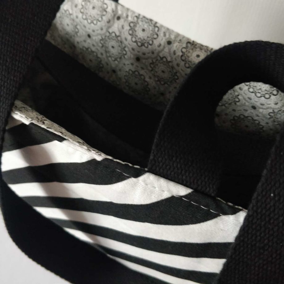 Sac cabas - imprimé rayé