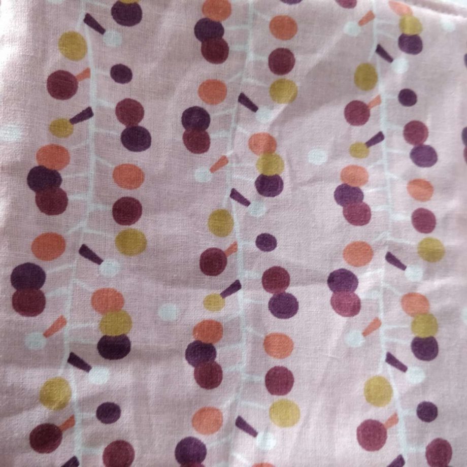 Lingettes lavables - 8 grandes lingettes motif "ronds"