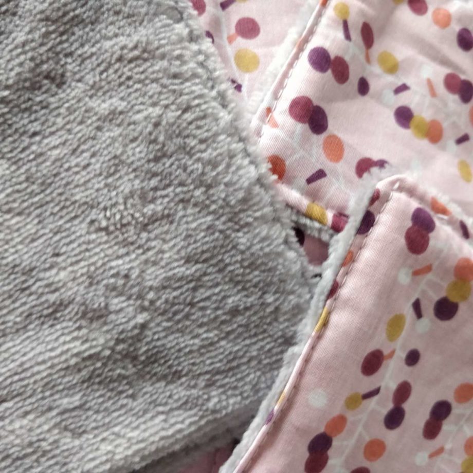 Lingettes lavables - 8 grandes lingettes motif "ronds"