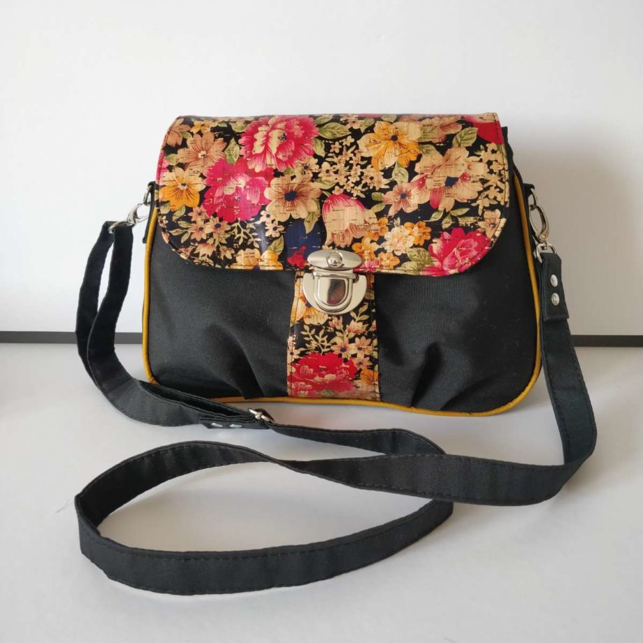 Sac Gabriella - liège fleuri