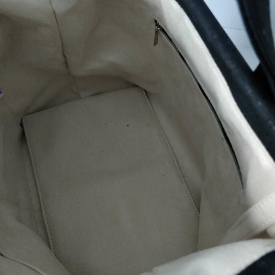 Sac "Mary Poppins" dentelle Calais Caudry sur fond vert