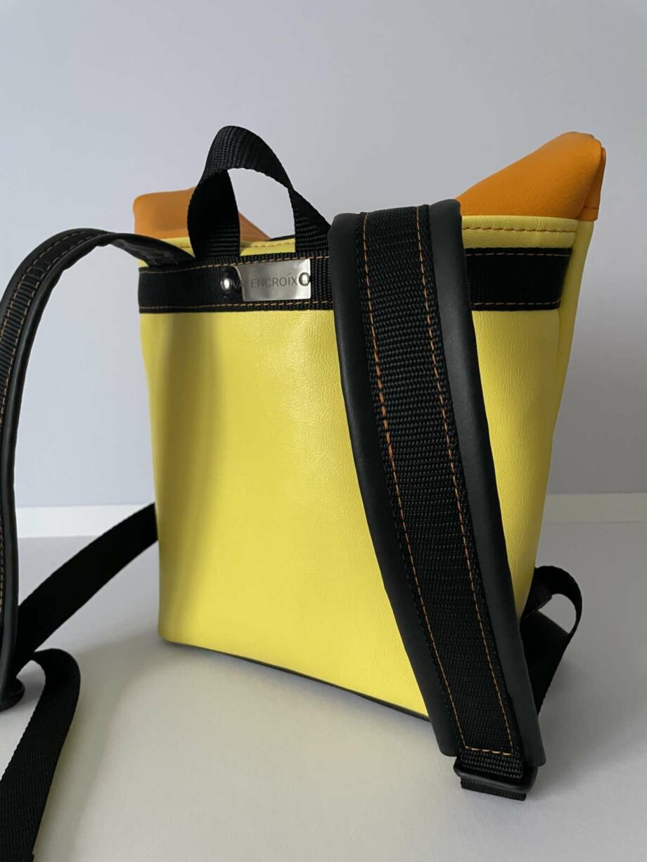 Sac à dos Troïka jaune/mandarine taille S - Valencroix