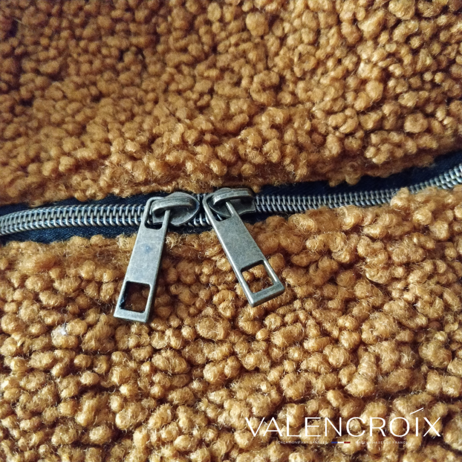 Sac banane moumoute cognac