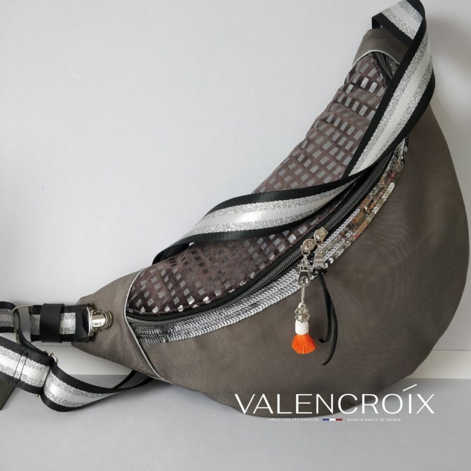 Sac banane XXL tissu designer Pierre Frey - Valencroix