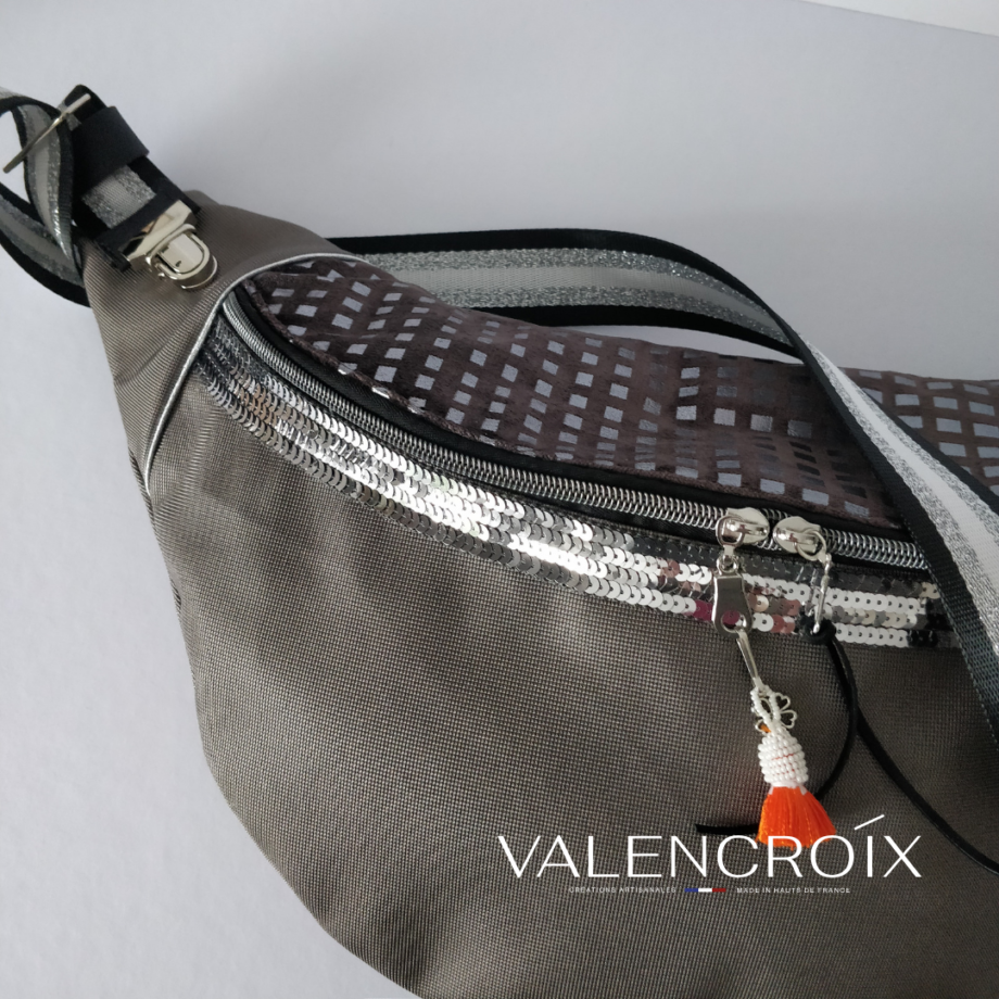 Sac banane XXL tissu designer Pierre Frey - Valencroix