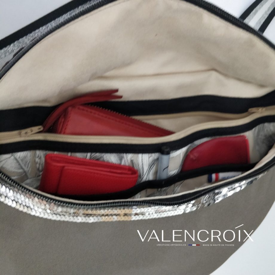 Sac banane XXL tissu designer Pierre Frey - Valencroix
