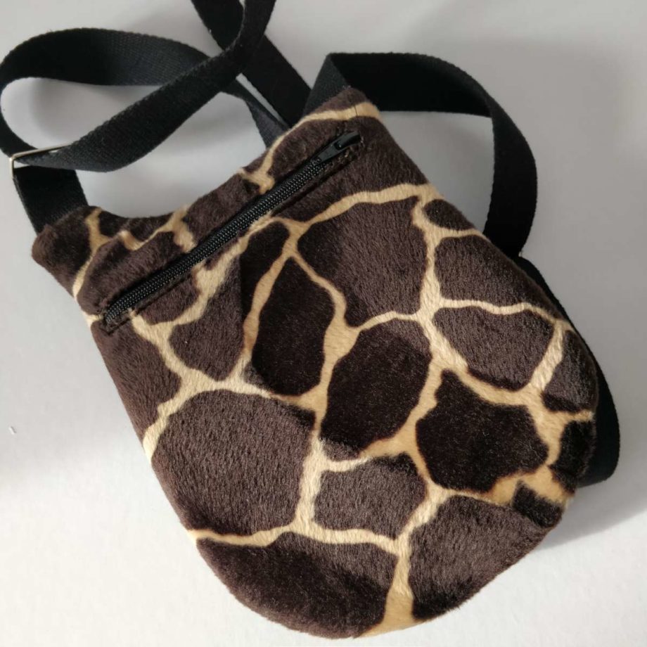Sac bandoulière imprimé girafe