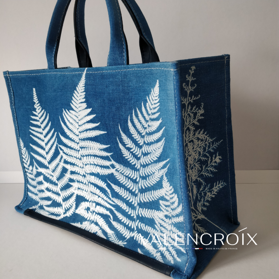 Sac cabas cyanotype - Valencroix