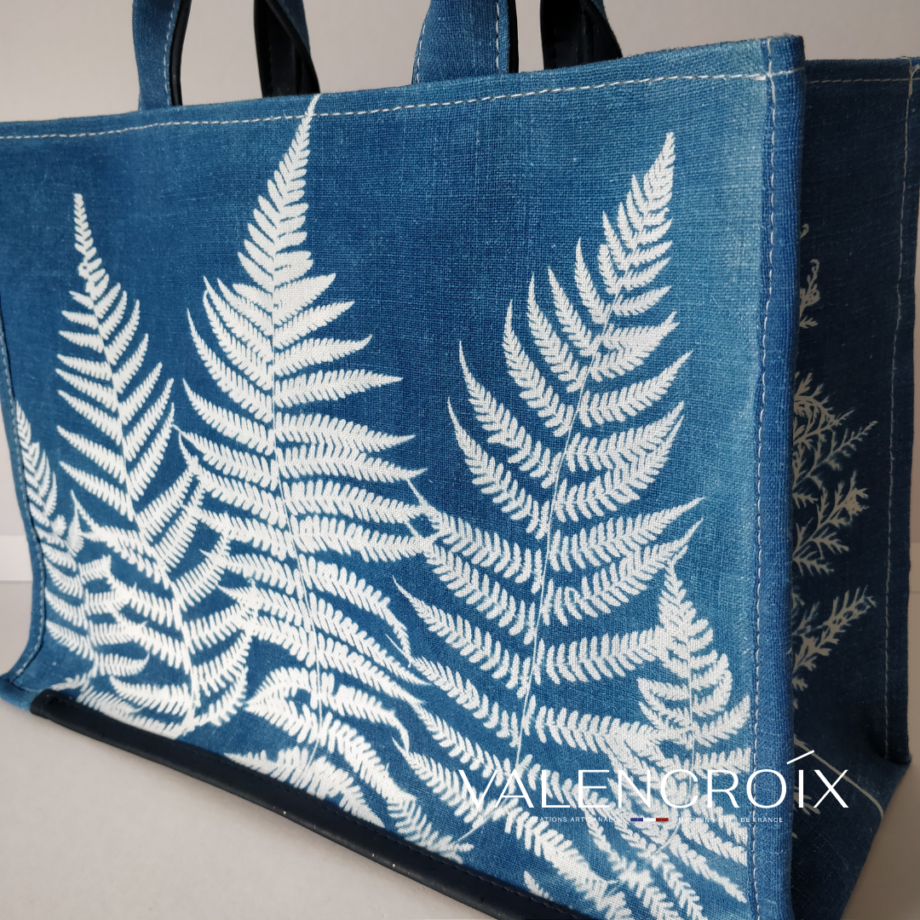 Sac cabas cyanotype - Valencroix