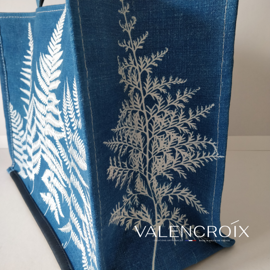 Sac cabas cyanotype - Valencroix