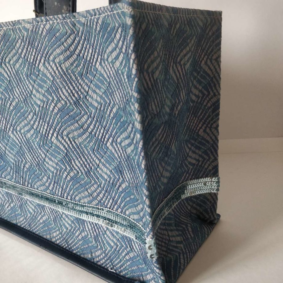 Sac cabas en dentelle de Calais - Caudry - Valencroix