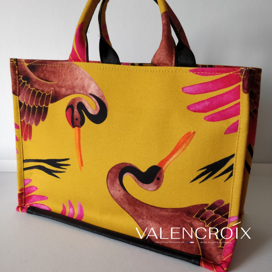 Sac cabas grues jaunes - Valencroix