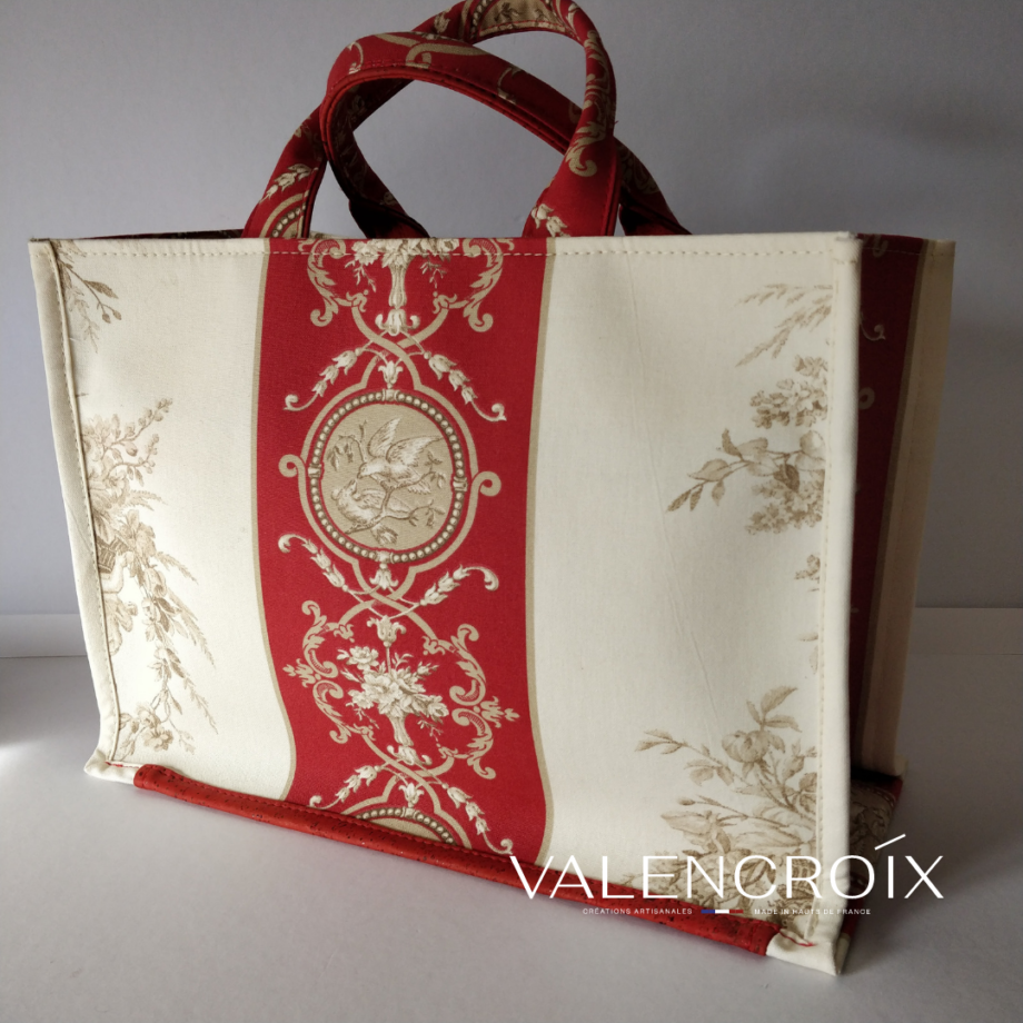 Sac cabas  dorures Château  - Valencroix