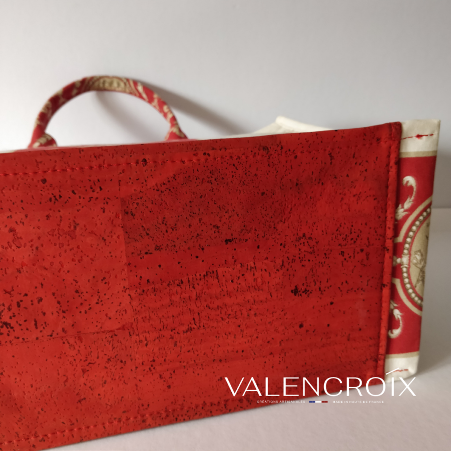 Sac cabas  dorures Château  - Valencroix