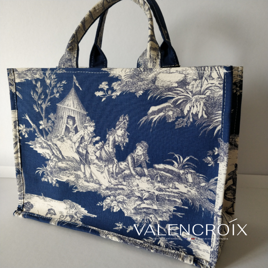 Sac cabas Histoire d'eau marine - Valencroix