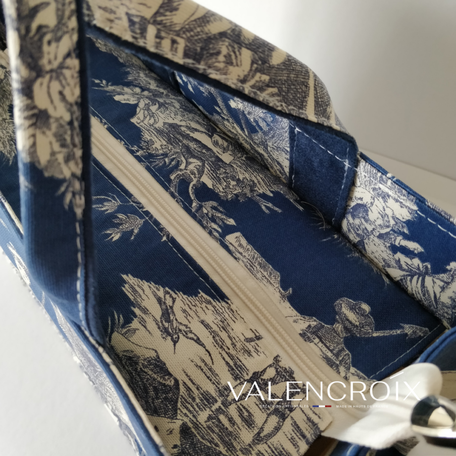 Sac cabas Histoire d'eau marine - Valencroix