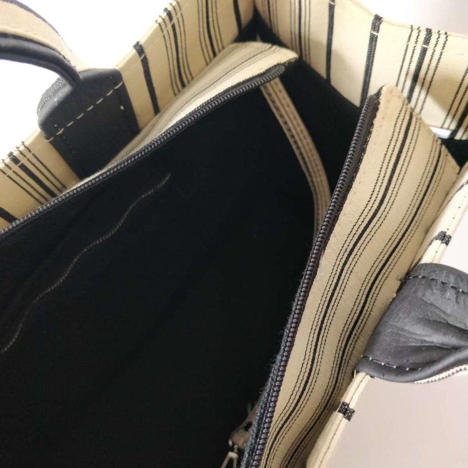 Sac cabas Pierre Frey lin rayé - Valencroix