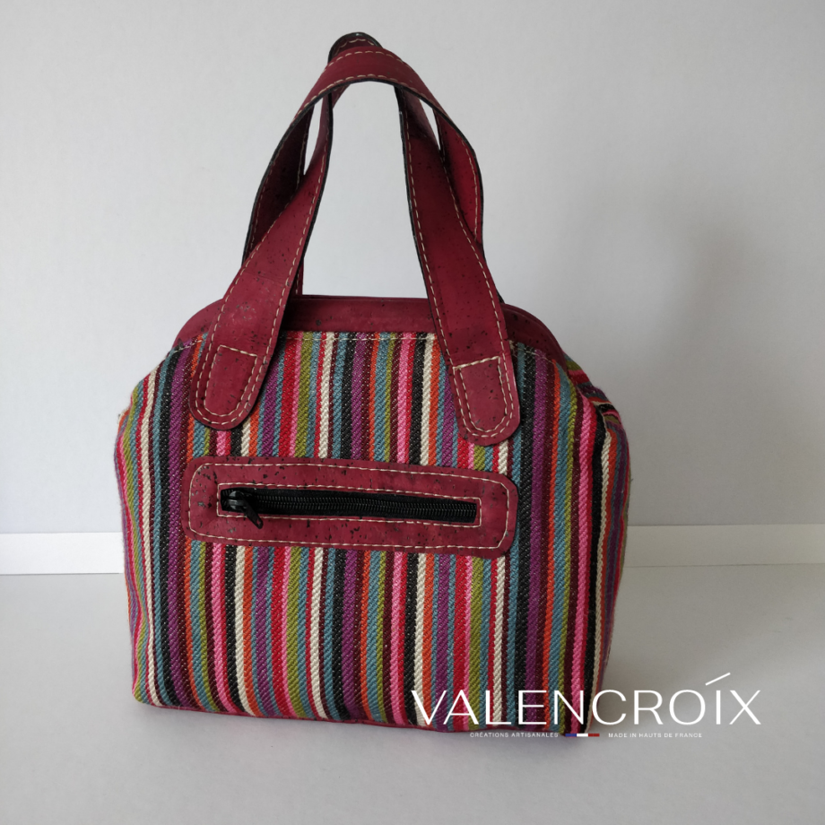 Sac "Mary Poppins" avec zip - Pierre Frey caravane - valencroix